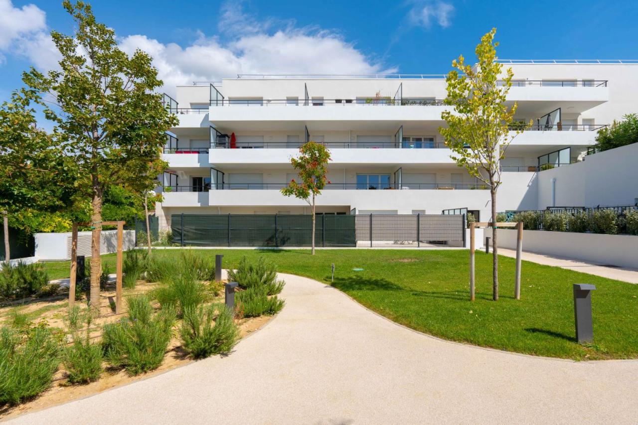 T2 Entre La Plage Et Le Velodrome-Terrasse / Parking Marseille Kültér fotó